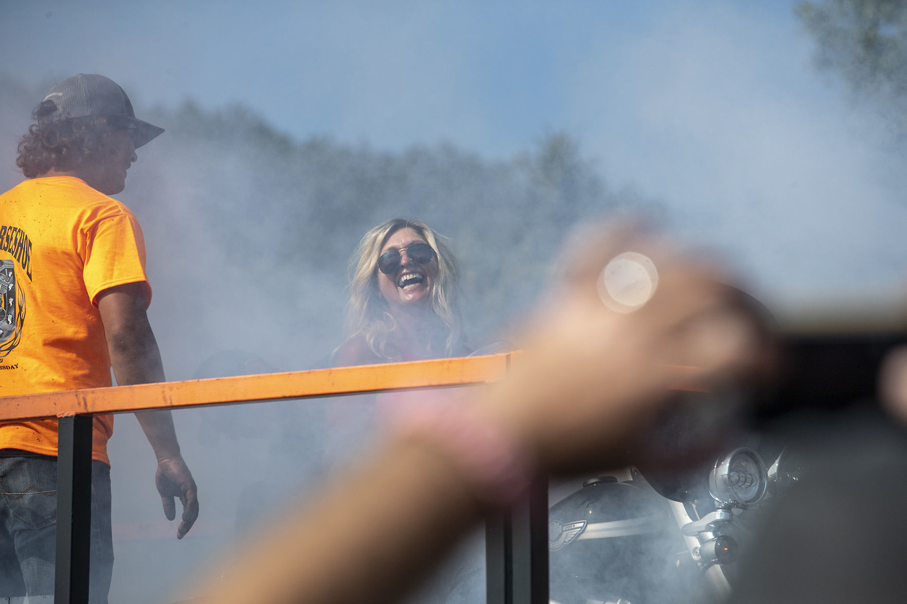 Biker burnouts
